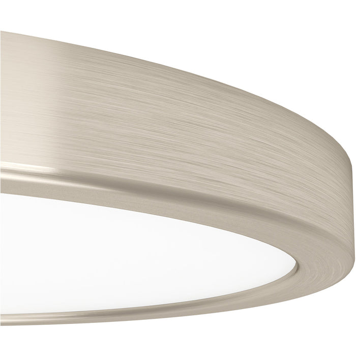Modern Satin Nickel Round Ceiling Light for Contemporary Indoor Spaces