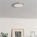 Modern Satin Nickel Round Ceiling Light for Contemporary Indoor Spaces