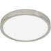 Modern Satin Nickel Round Ceiling Light for Contemporary Indoor Spaces