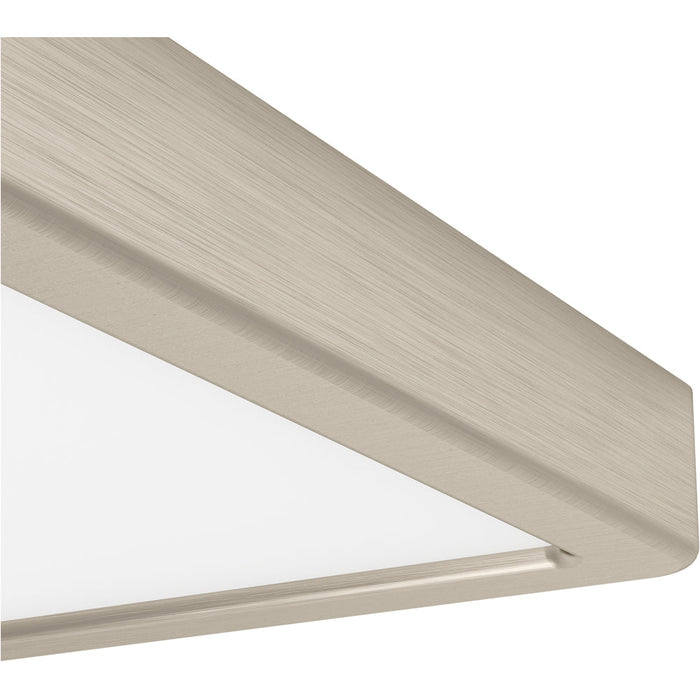 2 PACK Sleek Modern Satin Nickel Square Ceiling Light Indoor Spaces