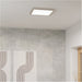 Satin Nickel Modern Square Ceiling Light Stylish Indoor Lighting Fixture