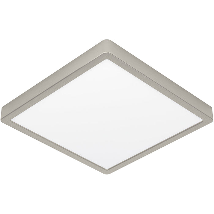 Satin Nickel Modern Square Ceiling Light Stylish Indoor Lighting Fixture