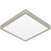 Satin Nickel Modern Square Ceiling Light Stylish Indoor Lighting Fixture