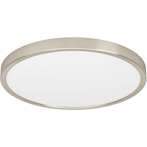 Sleek Modern Satin Nickel Round Ceiling Light for Stylish Indoor Spaces