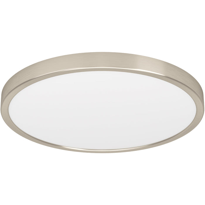 Sleek Modern Satin Nickel Round Ceiling Light for Stylish Indoor Spaces
