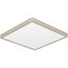 Sleek Modern Satin Nickel Square Ceiling Light for Indoor Spaces