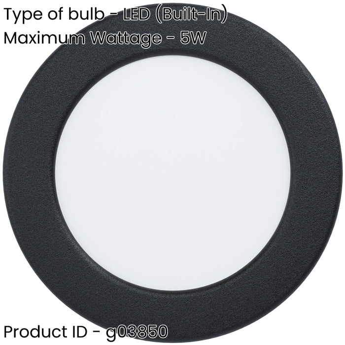 2 PACK Stylish Black Ceiling Spotlight for Modern Indoor Spaces