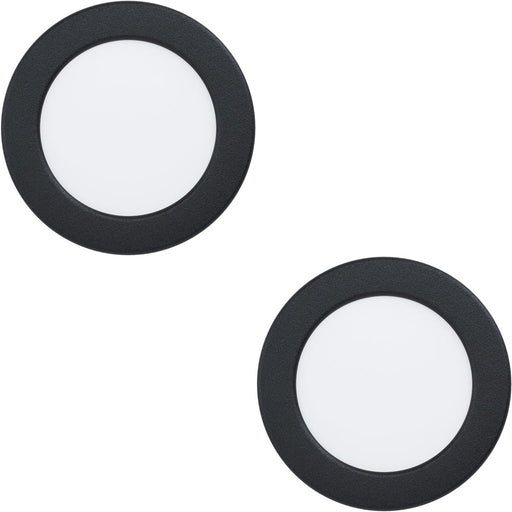 2 PACK Stylish Black Ceiling Spotlight for Modern Indoor Spaces