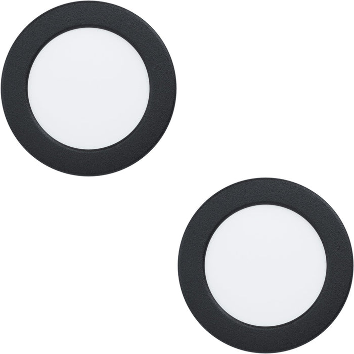 2 PACK Stylish Black Ceiling Spotlight for Modern Indoor Spaces