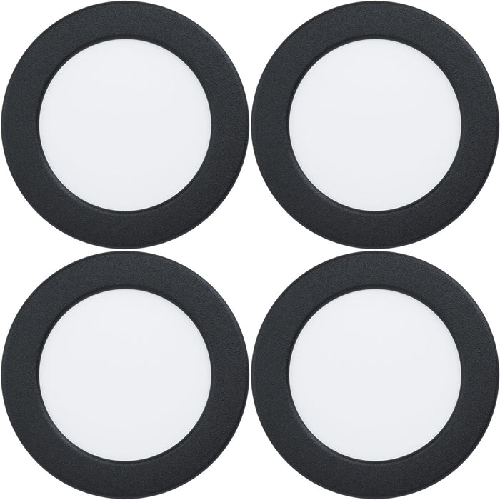 4 PACK Stylish Black Ceiling Spotlight for Modern Indoor Spaces