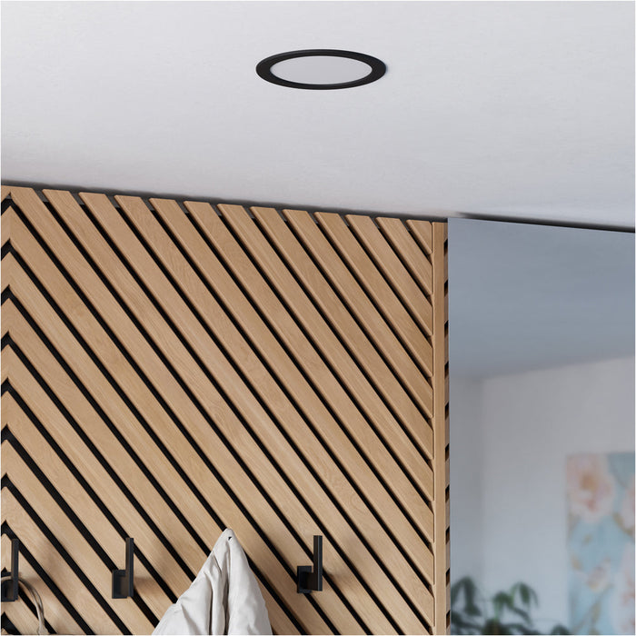 Stylish Modern Black Ceiling Light for Indoor Home Decor Semi Flush Design