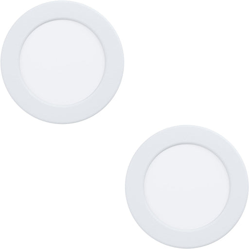 2 PACK Sleek Modern White Ceiling Spotlight for Any Indoor Room Perfect Lighting Solution