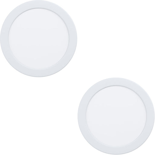 2 PACK Sleek Modern White Ceiling Light Fixture for Any Indoor Space