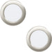 2 PACK Sleek Satin Nickel Ceiling Spotlight for Indoor Spaces Modern Design