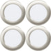 4 PACK Sleek Satin Nickel Ceiling Spotlight for Indoor Spaces Modern Design