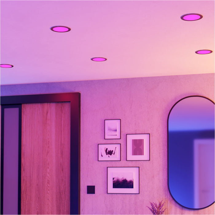 2 PACK Elegant Satin Nickel Ceiling Spotlight for Modern Home Décor Versatile Indoor Lighting