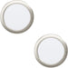 2 PACK Elegant Satin Nickel Ceiling Spotlight for Modern Home Décor Versatile Indoor Lighting