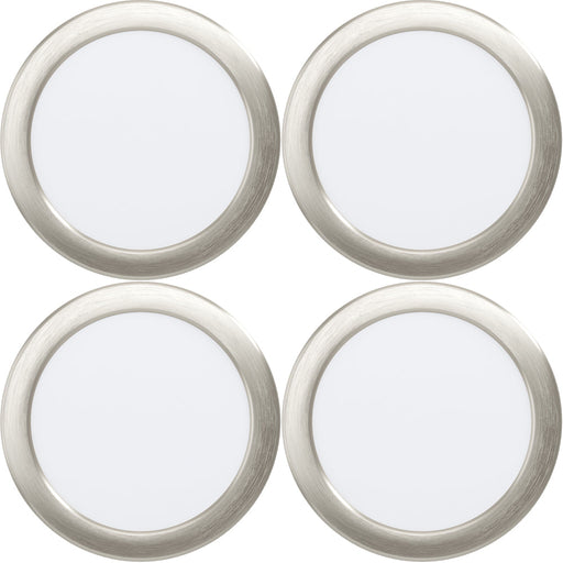 4 PACK Elegant Satin Nickel Ceiling Spotlight for Modern Home Décor Versatile Indoor Lighting