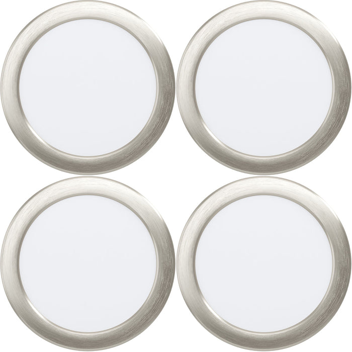 4 PACK Elegant Satin Nickel Ceiling Spotlight for Modern Home Décor Versatile Indoor Lighting
