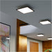 2 PACK Stylish Modern Black Square Ceiling Light Indoor Spaces