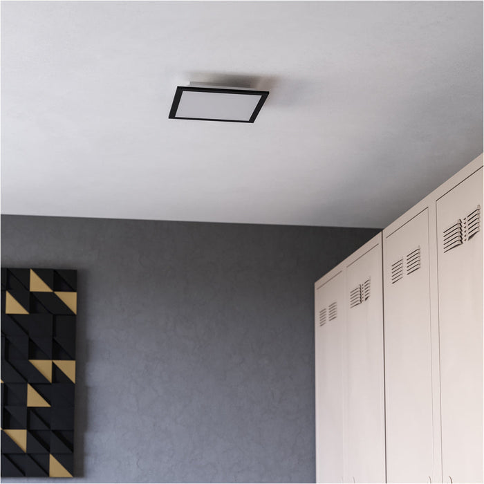 2 PACK Stylish Modern Black Square Ceiling Light Indoor Spaces