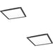 2 PACK Stylish Modern Black Square Ceiling Light Indoor Spaces