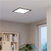 Sleek Modern Black Square Ceiling Light for Contemporary Indoor Spaces