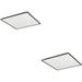2 PACK Sleek Modern Black Square Ceiling Light for Stylish Indoor Spaces