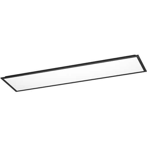 Sleek Black Ceiling Light for Modern Indoor Spaces Stylish Semi Flush Design