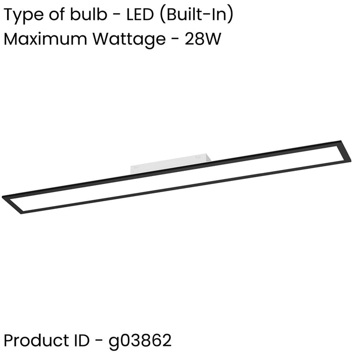 Sleek Modern Black Ceiling Light Contemporary Indoor Lighting for Stylish Homes