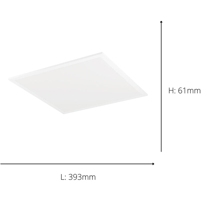 2 PACK Stylish Modern White Square Ceiling Light for Indoor Spaces