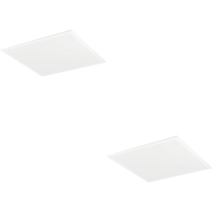 2 PACK Stylish Modern White Square Ceiling Light for Indoor Spaces