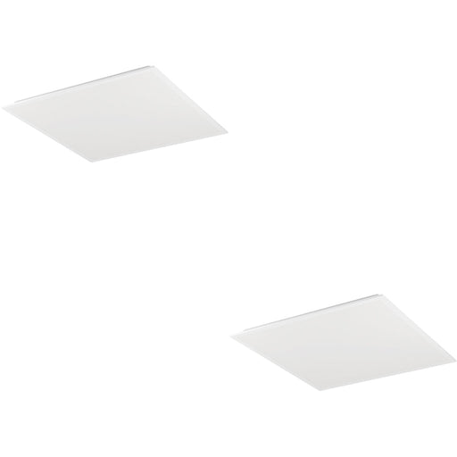 2 PACK Modern White Square Ceiling Light Stylish Indoor Lighting for Any Room