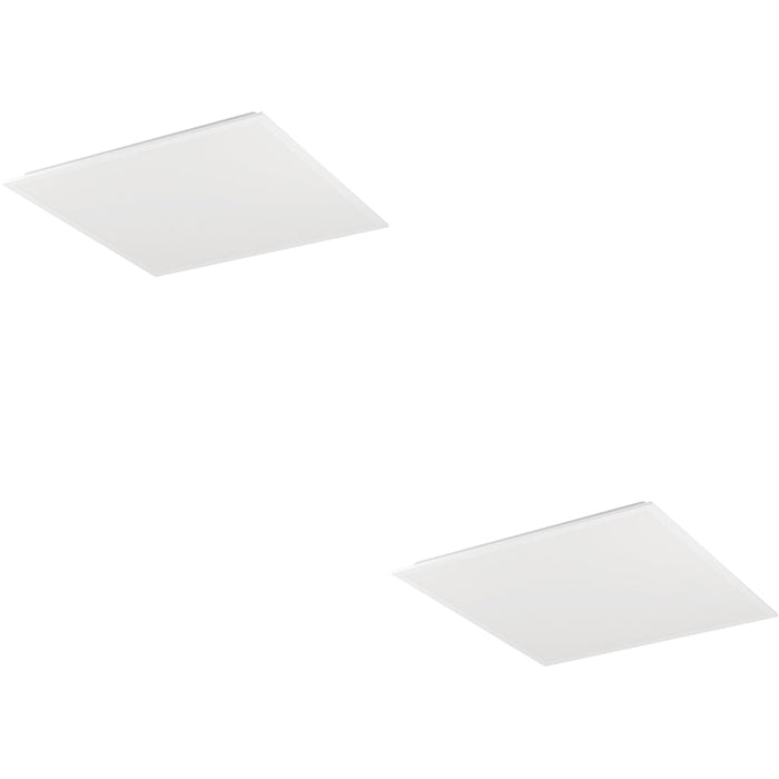2 PACK Modern White Square Ceiling Light Stylish Indoor Lighting for Any Room