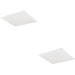 2 PACK Modern White Square Ceiling Light Stylish Indoor Lighting for Any Room