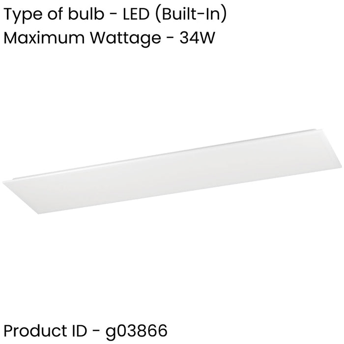 2 PACK Sleek Modern White Ceiling Light Fixture for Indoor Home Spaces