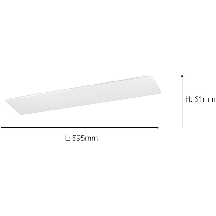 2 PACK Sleek Modern White Ceiling Light Fixture for Indoor Home Spaces