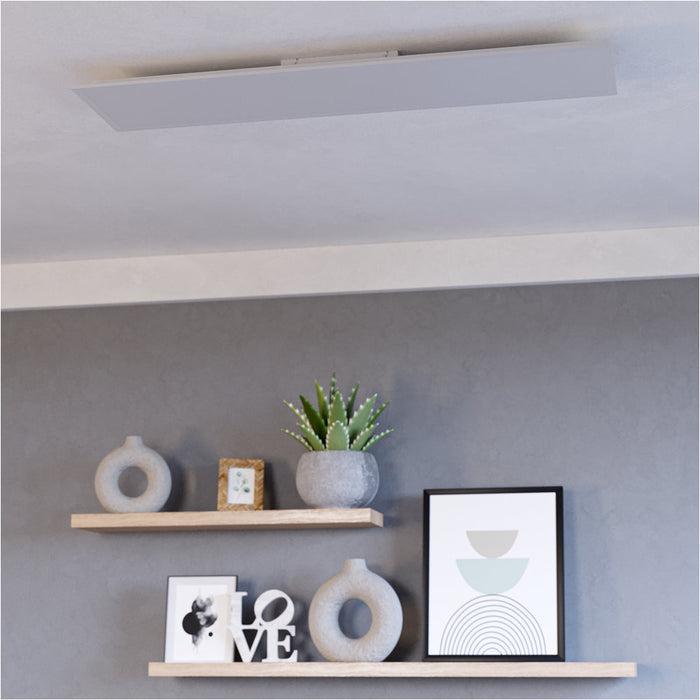 2 PACK Sleek Modern White Ceiling Light Fixture for Indoor Home Spaces