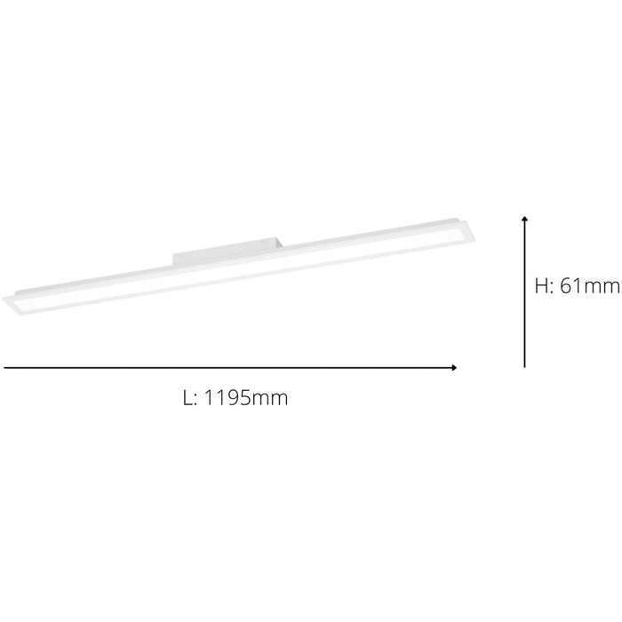 2 PACK Stylish Modern White Ceiling Light for Any Indoor Space