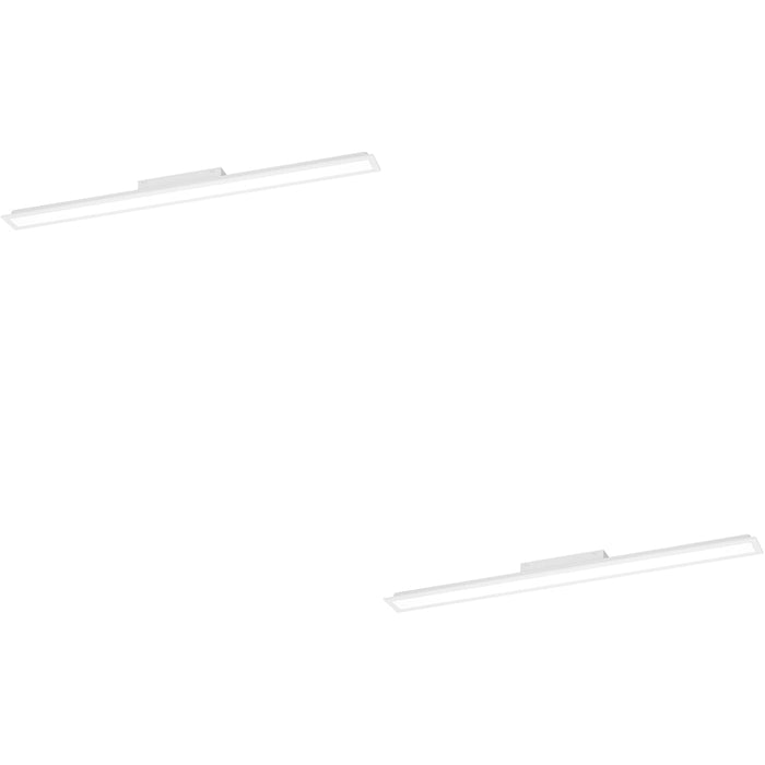 2 PACK Stylish Modern White Ceiling Light for Any Indoor Space