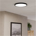 2 PACK Modern Black Round LED Ceiling Light for Indoor Spaces Contemporary Design