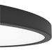 2 PACK Modern Black Round LED Ceiling Light for Indoor Spaces Contemporary Design