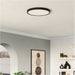 2 PACK Modern Black Round LED Ceiling Light for Indoor Spaces Contemporary Design