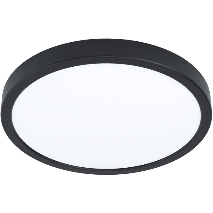 Modern Black Round LED Ceiling Light for Indoor Spaces Contemporary Design