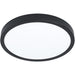 Modern Black Round LED Ceiling Light for Indoor Spaces Contemporary Design