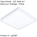 Sleek Modern Design White Square LED Ceiling Light for Indoor Spaces