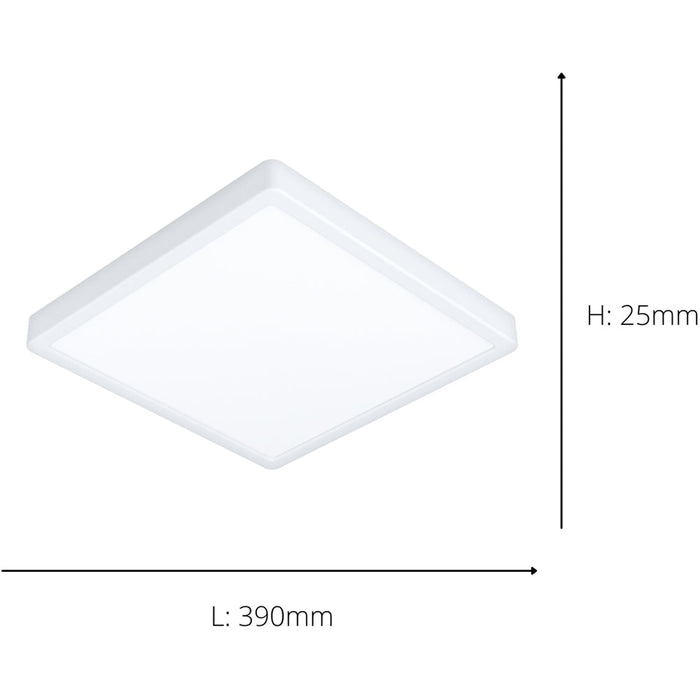 Sleek Modern Design White Square LED Ceiling Light for Indoor Spaces