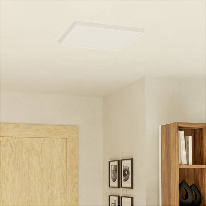 2 PACK Sleek Modern Design White Square LED Ceiling Light for Indoor Spaces