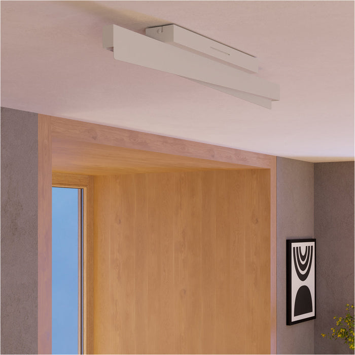 Stylish Grey Ceiling Light for Modern Indoor Spaces Semi Flush Design