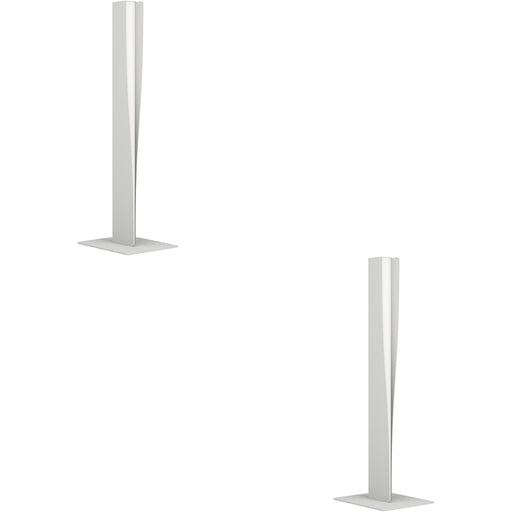 2 PACK Stylish Grey Table Lamp for Modern Indoor Home Decor